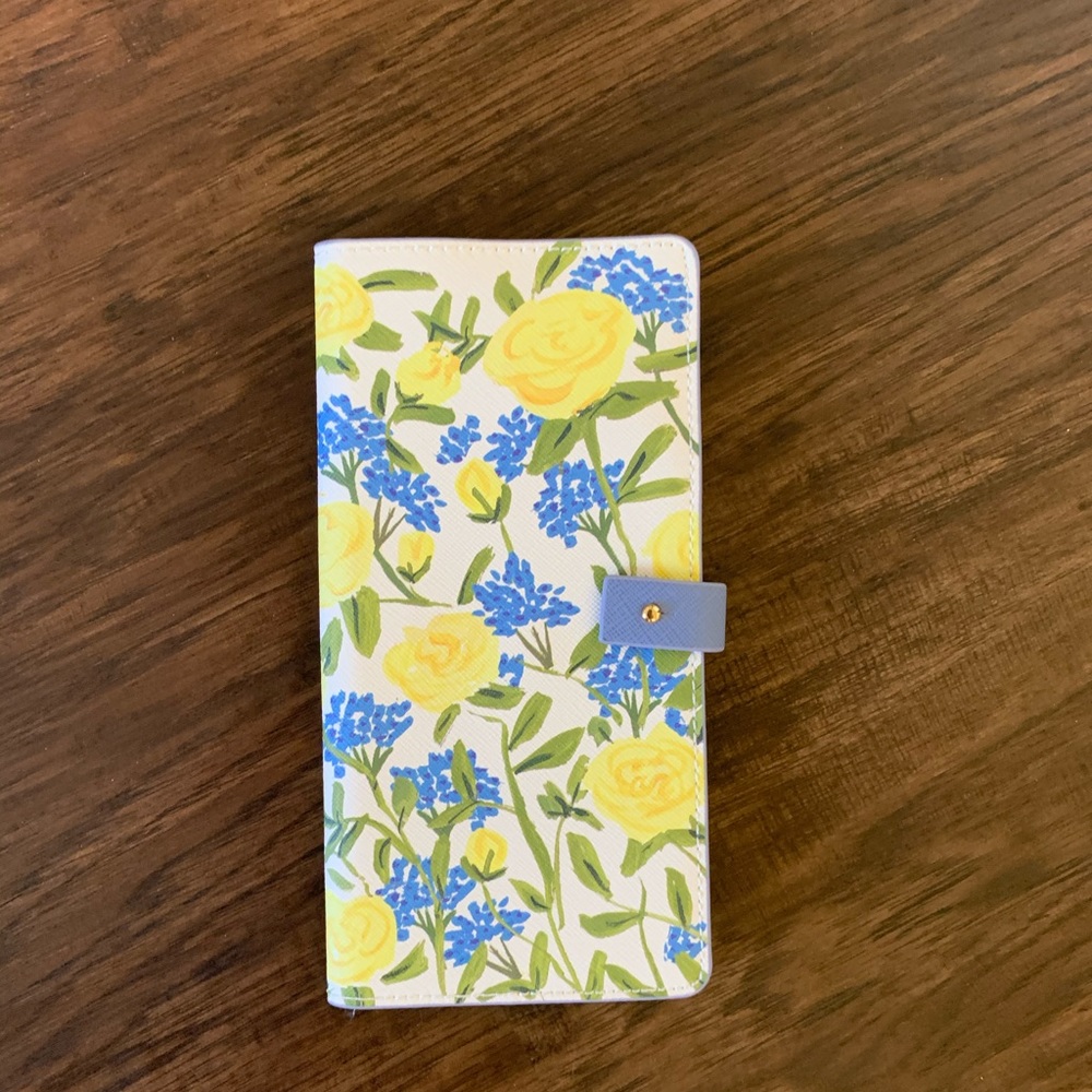Anthropologie Jackie deidam dahlia travel wallet